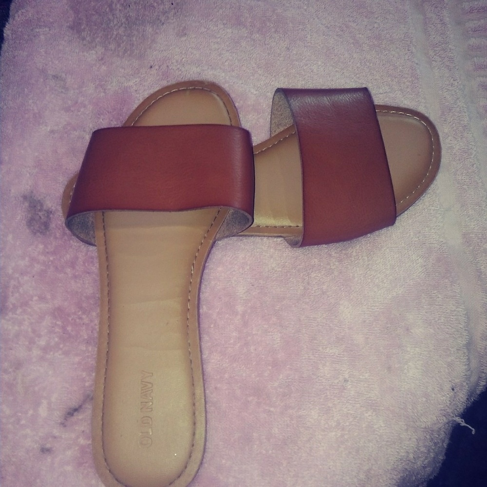 Old Navy Brown slides